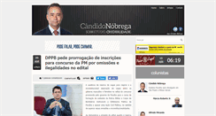 Desktop Screenshot of candidonobrega.com.br
