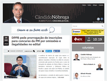 Tablet Screenshot of candidonobrega.com.br